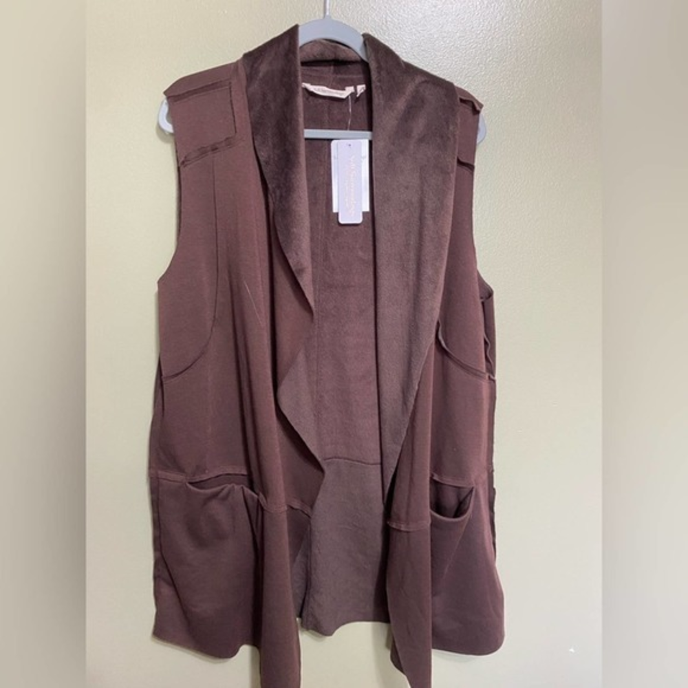 Soft Surroundings Long Vest, Size 1X, NWT
